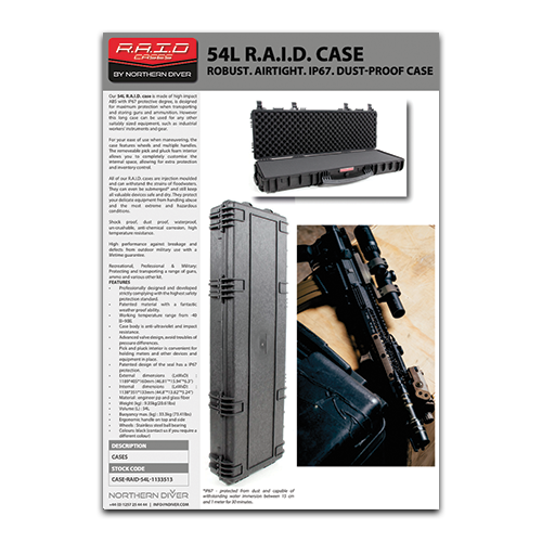 54L R.A.I.D CASE DATASHEET